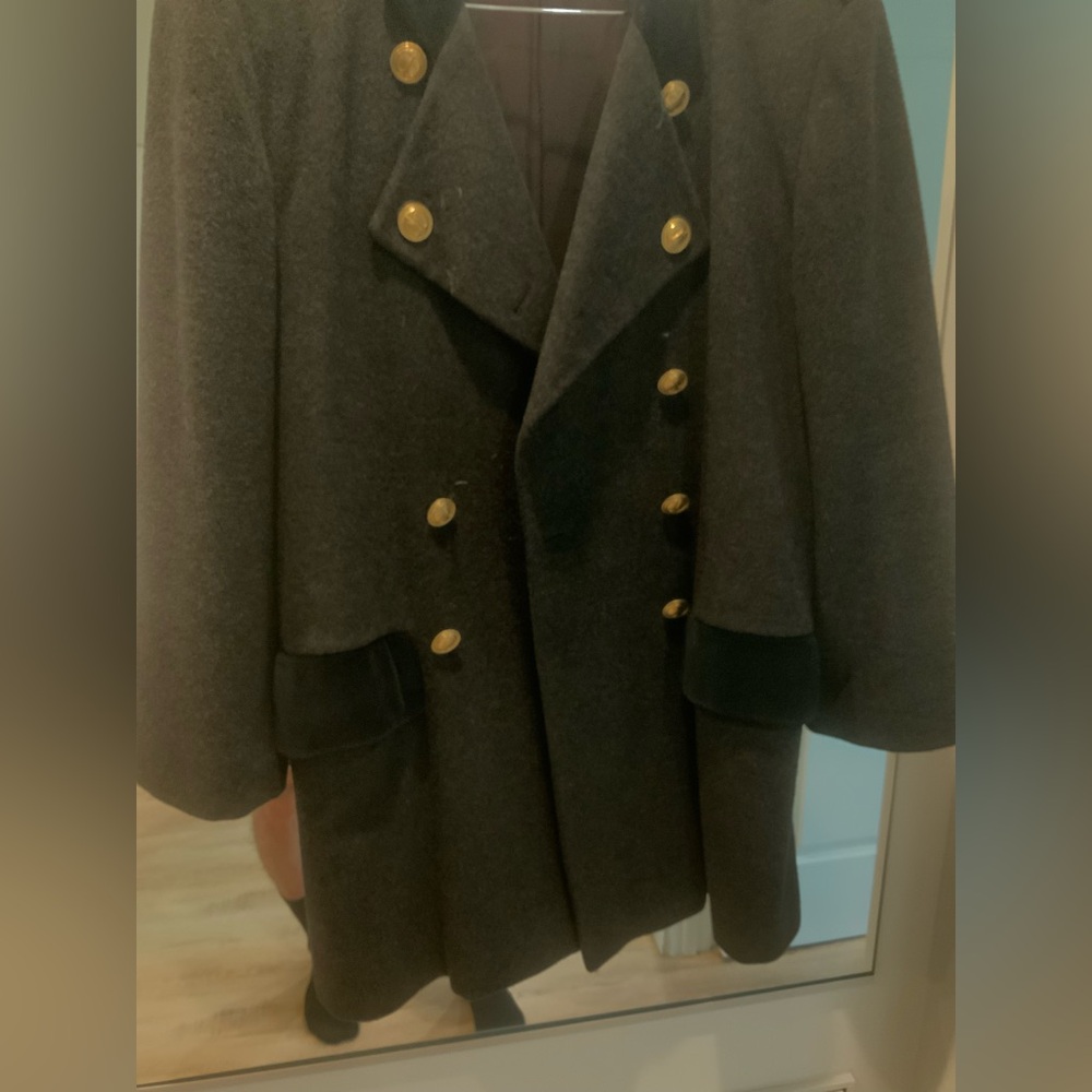 Dior Gold and Gray Military Field Coat - Picture 3 of 4